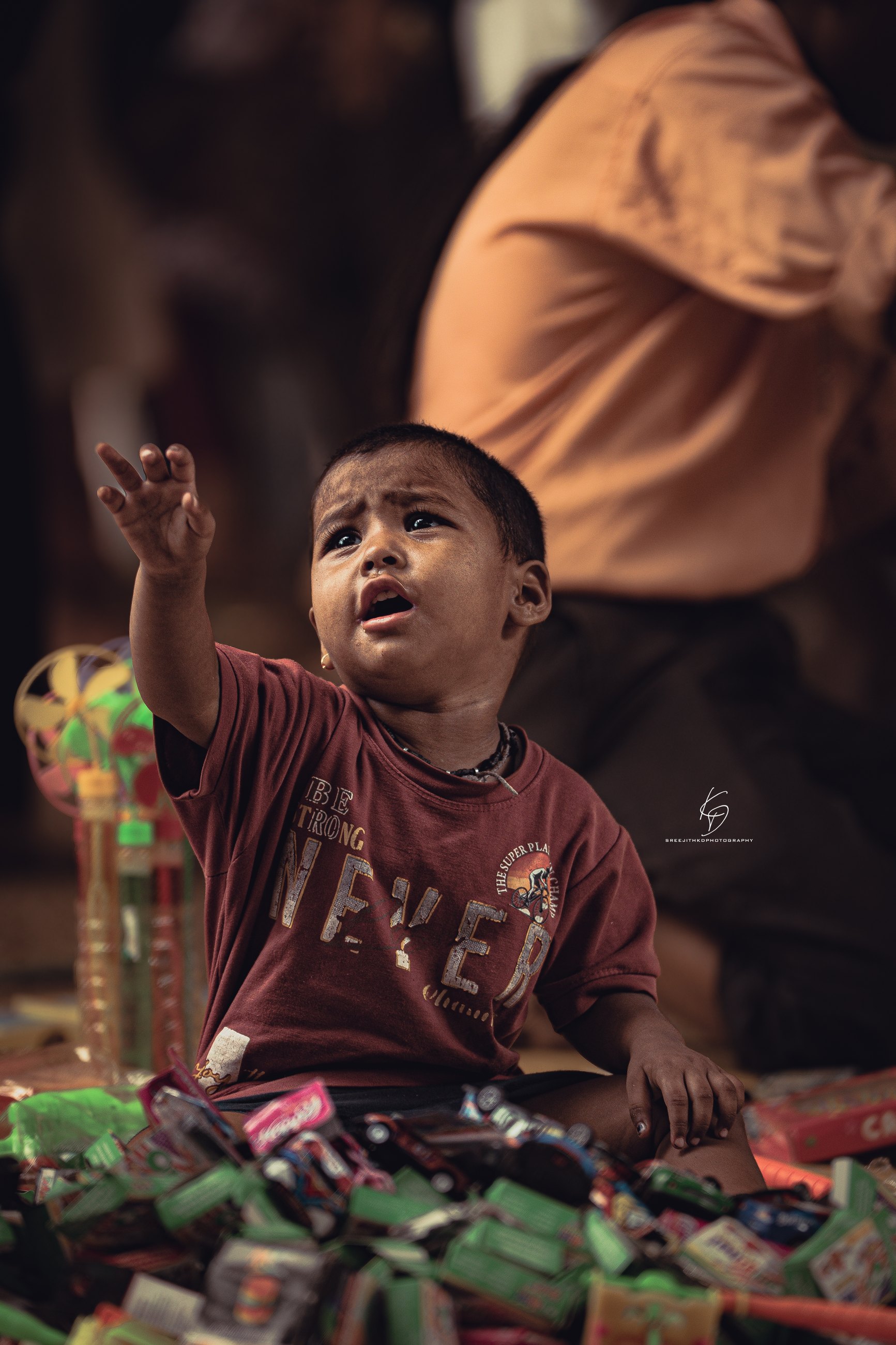 Temple elephant at a Kerala festival, photographed by Sreejith KD